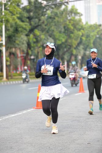 Race photo from KEMLU RUN 2025