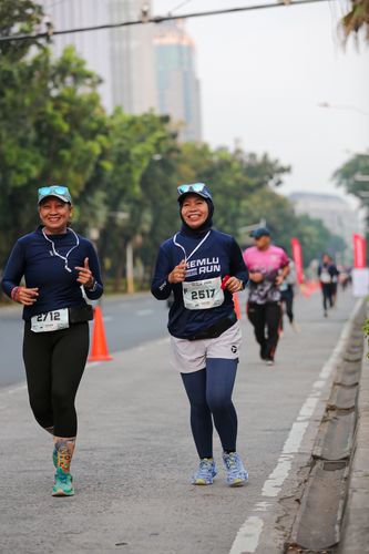 Race photo from KEMLU RUN 2025