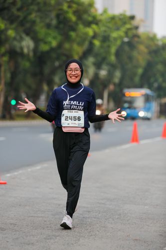 Race photo from KEMLU RUN 2025