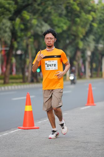 Race photo from KEMLU RUN 2025