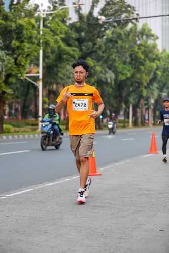 Race photo from KEMLU RUN 2025