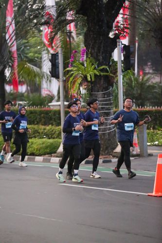 Race photo from KEMLU RUN 2025