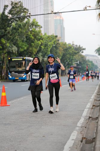 Race photo from KEMLU RUN 2025