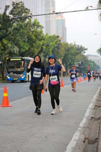 Race photo from KEMLU RUN 2025
