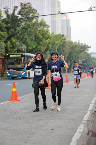 Race photo from KEMLU RUN 2025