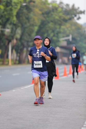 Race photo from KEMLU RUN 2025