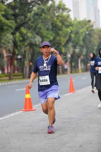 Race photo from KEMLU RUN 2025