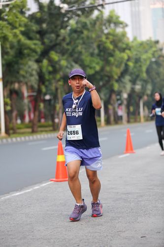 Race photo from KEMLU RUN 2025
