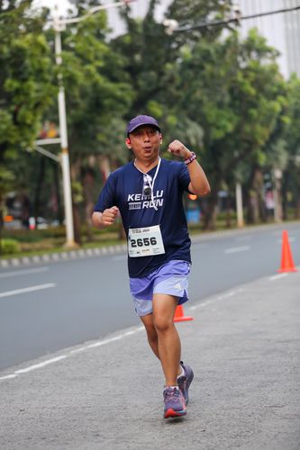 Race photo from KEMLU RUN 2025