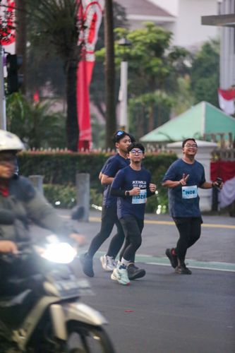 Race photo from KEMLU RUN 2025