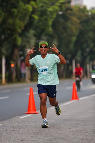 Race photo from KEMLU RUN 2025