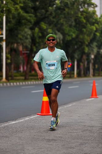 Race photo from KEMLU RUN 2025