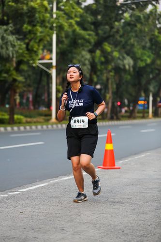 Race photo from KEMLU RUN 2025