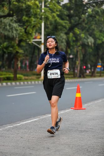 Race photo from KEMLU RUN 2025