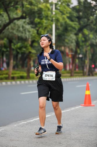 Race photo from KEMLU RUN 2025