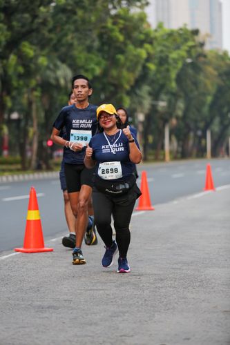 Race photo from KEMLU RUN 2025