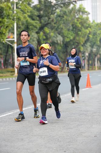 Race photo from KEMLU RUN 2025