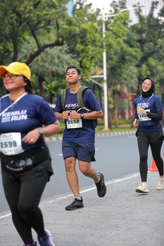 Race photo from KEMLU RUN 2025