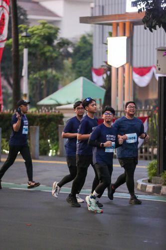 Race photo from KEMLU RUN 2025