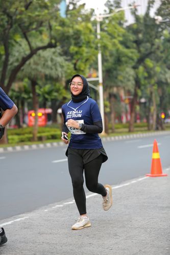 Race photo from KEMLU RUN 2025