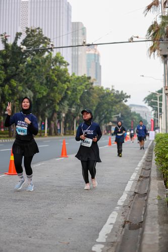 Race photo from KEMLU RUN 2025