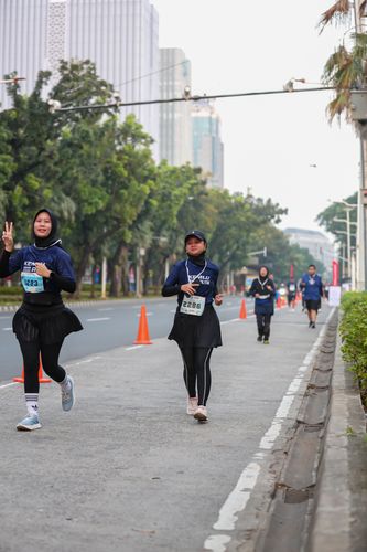 Race photo from KEMLU RUN 2025