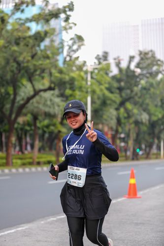 Race photo from KEMLU RUN 2025