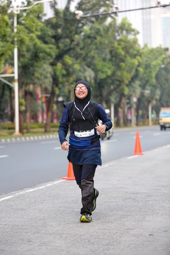 Race photo from KEMLU RUN 2025