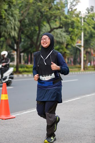 Race photo from KEMLU RUN 2025