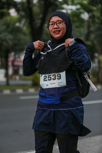 Race photo from KEMLU RUN 2025