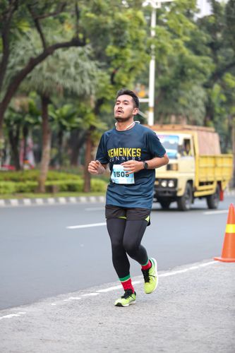 Race photo from KEMLU RUN 2025