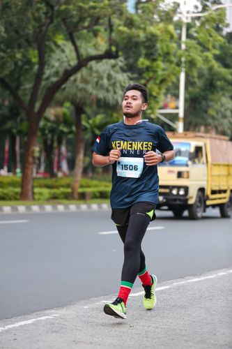 Race photo from KEMLU RUN 2025