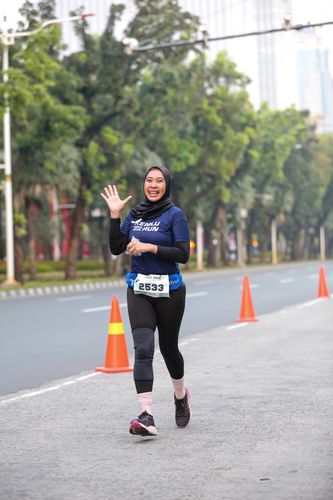 Race photo from KEMLU RUN 2025