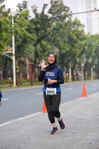 Race photo from KEMLU RUN 2025