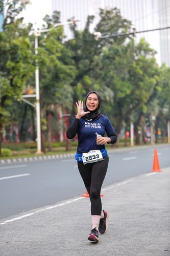 Race photo from KEMLU RUN 2025