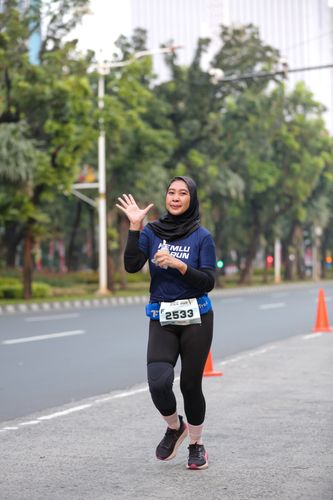 Race photo from KEMLU RUN 2025
