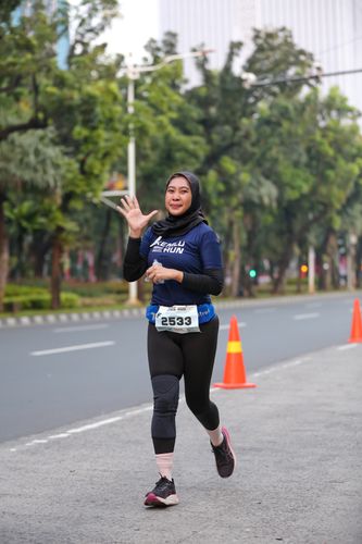 Race photo from KEMLU RUN 2025