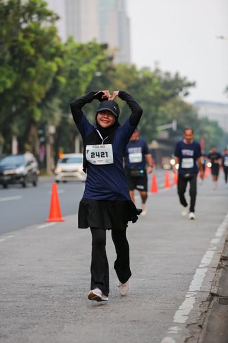 Race photo from KEMLU RUN 2025