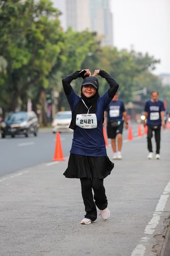 Race photo from KEMLU RUN 2025