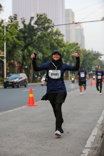Race photo from KEMLU RUN 2025