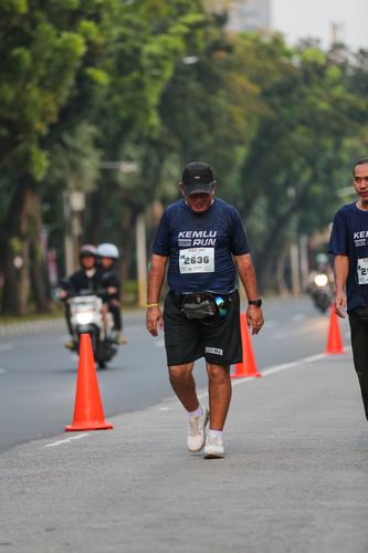 Race photo from KEMLU RUN 2025