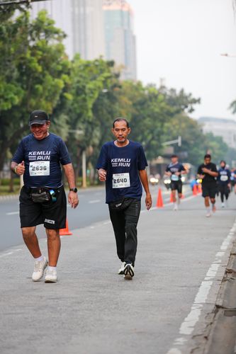 Race photo from KEMLU RUN 2025