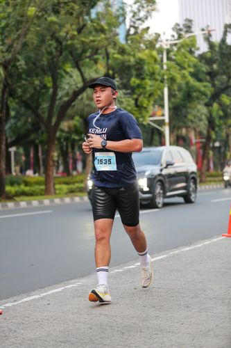 Race photo from KEMLU RUN 2025