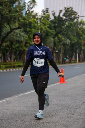 Race photo from KEMLU RUN 2025