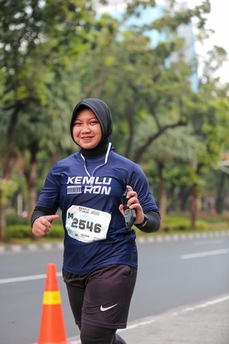 Race photo from KEMLU RUN 2025