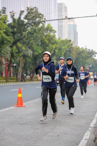Race photo from KEMLU RUN 2025