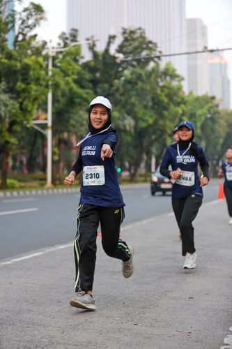 Race photo from KEMLU RUN 2025