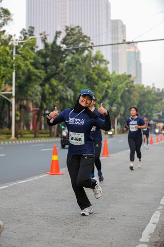 Race photo from KEMLU RUN 2025