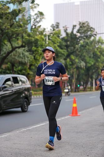 Race photo from KEMLU RUN 2025