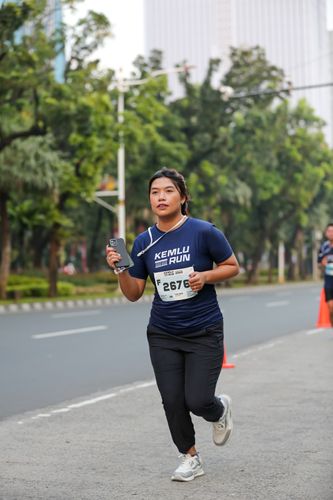 Race photo from KEMLU RUN 2025